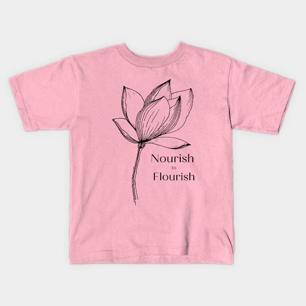 Flourishing Growth Kids T-Shirt by UniqueHappiness